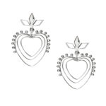 Aretes Corazones Surreales